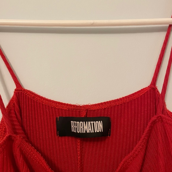 Reformation Alicia Ribbed Dress - Picture 7 of 9